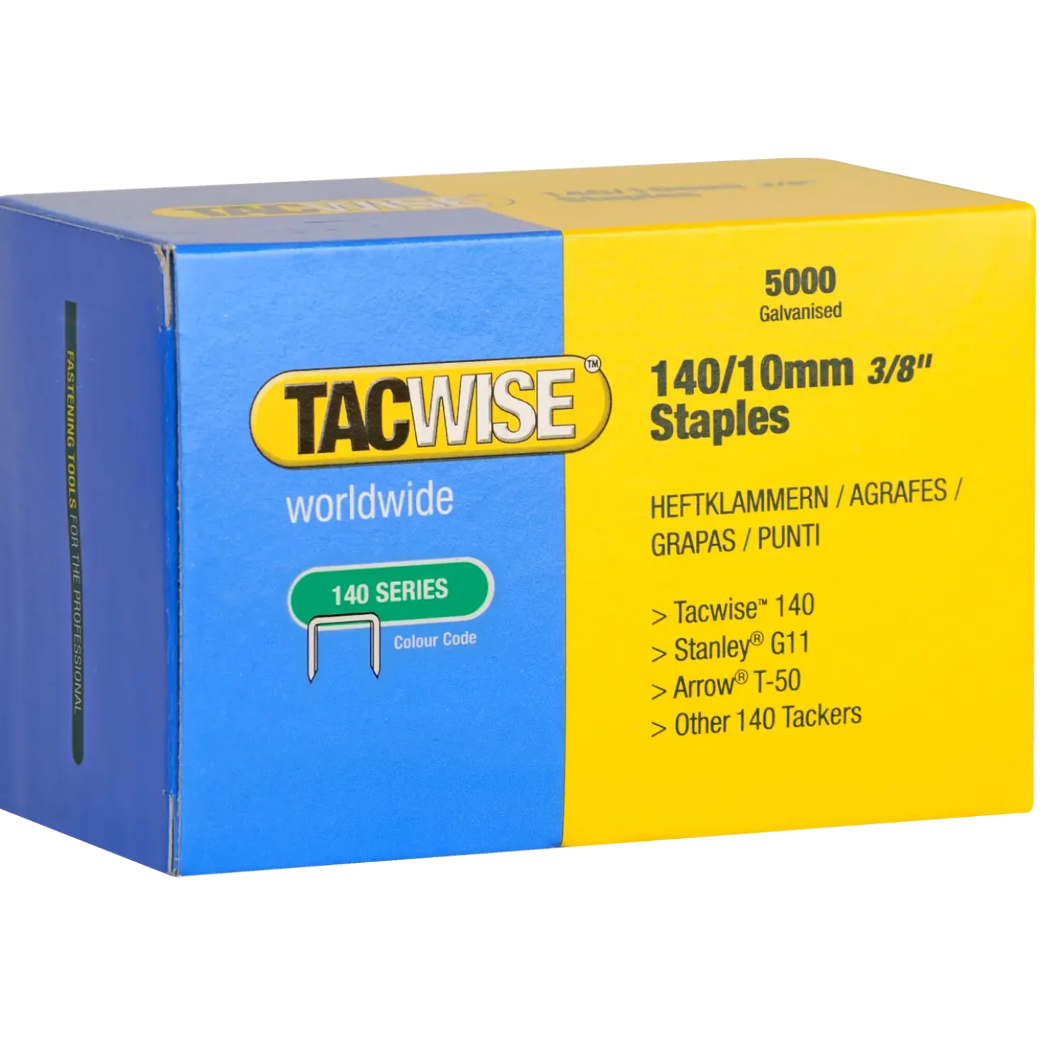 Tacwise klammer 140/10 mm 5000 stk