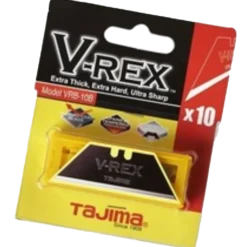 Tajima trapezblade sort coated 10 stk