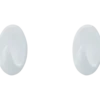 Target ovale kroge large 2 stk hvid