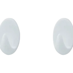 Target ovale kroge large 2 stk hvid