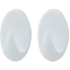 Target ovale kroge medium 2 stk hvid