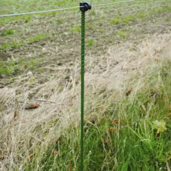 Tentor hegnspæl grøn m/isolator Ø10 mm x 145 cm
