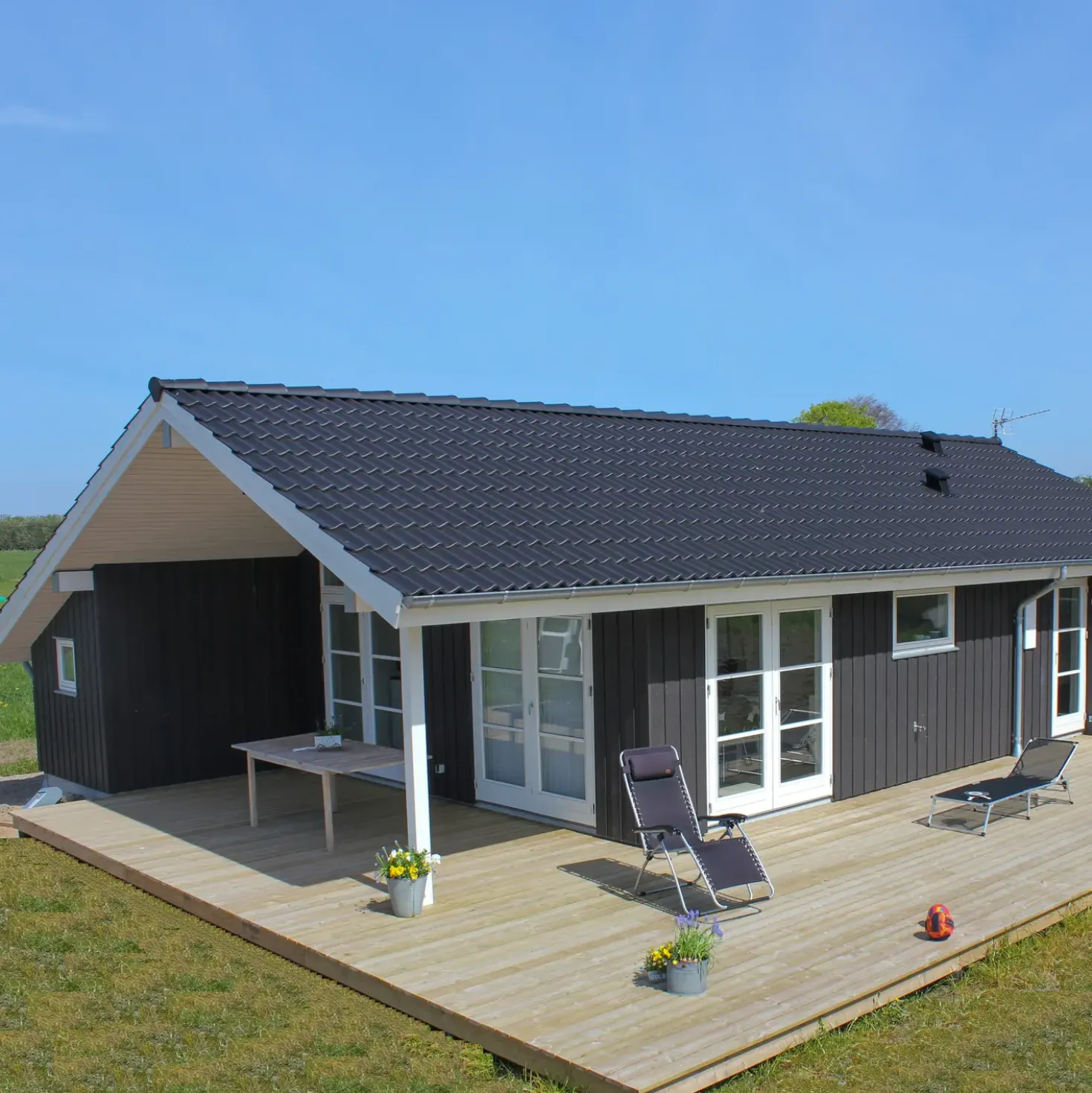 Terrassebrædder GDS glat fyr trykimprægneret 32 x 125 mm L - 390 cm