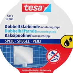 Tesa dobbeltklæbende tape 5 m x 19 mm