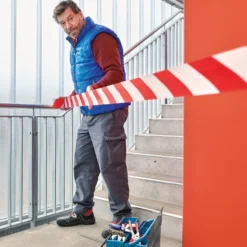 Tesa® Signal Afspærringstape 80 mm x 100 m rød-hvid