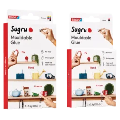 Tesa Sugru Formbar lim 3 pak sort/hvid/grå
