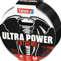 Tesa Ultra Power Extreme reparationstape 25 m x 50 mm sort
