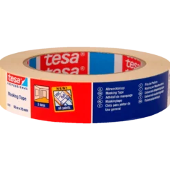 Tesa universal afdækningstape lysgul 50 m x 25 mm