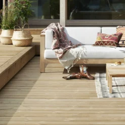 Thermowood® terrassebrædder 26 x 117 mm glat/glat 4,2 m