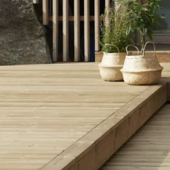 Thermowood® terrassebrædder 26 x 117 mm glat/glat 4,2 m