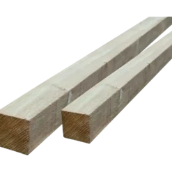 Tømmer ru stolper trykimprægneret 75 x 75 mm x 2,1 m