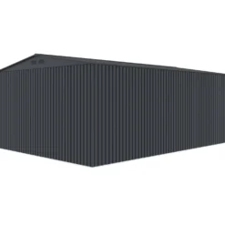 Torben redskabsskur 20,5 m², stål, mørkegrå