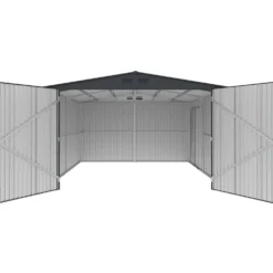 Torben redskabsskur 20,5 m², stål, mørkegrå