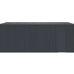 Torben redskabsskur 20,5 m², stål, mørkegrå