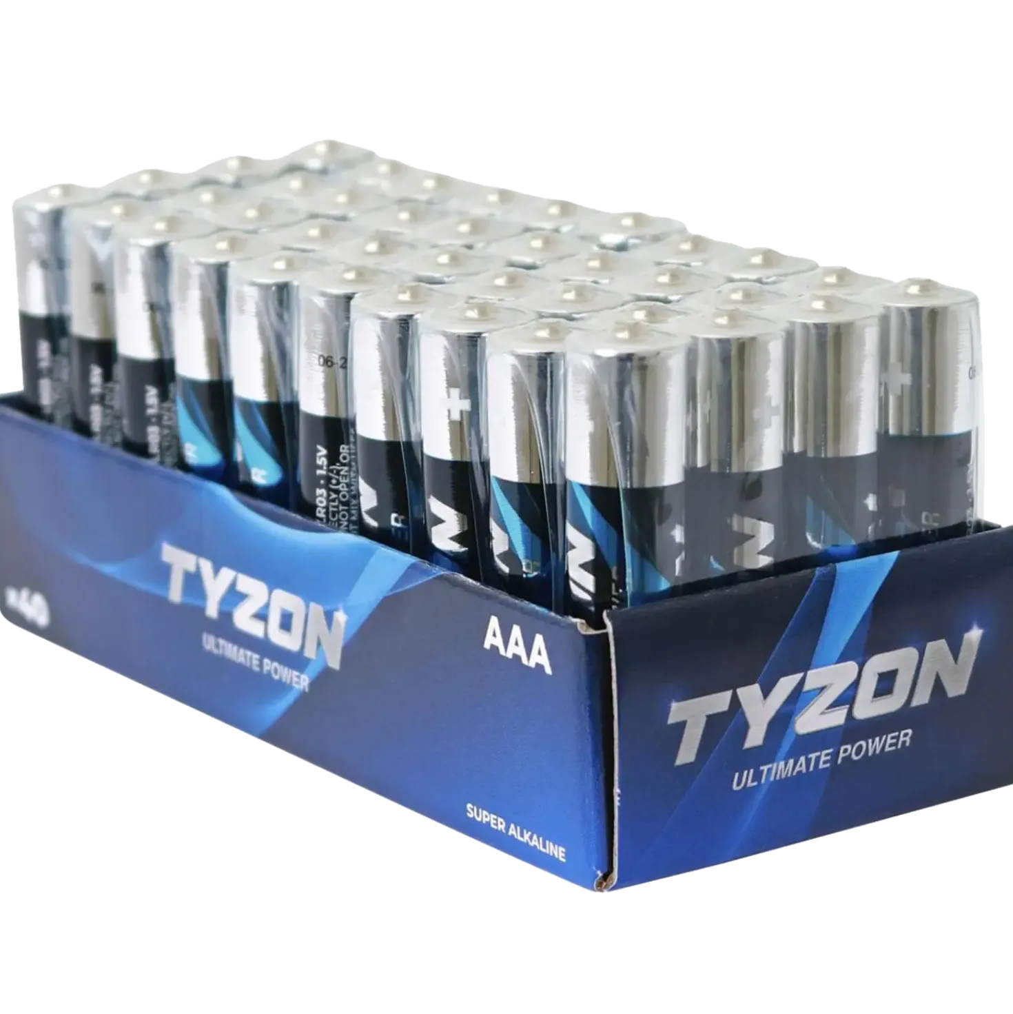 Tyzon Alkaline AAA batteri 40 stk.