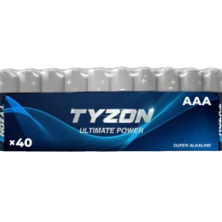 Tyzon Alkaline AAA batteri 40 stk.