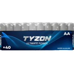Tyzon Alkaline AA batteri 40 stk.