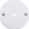 Udløbsdæksel Ø 80mm hvid