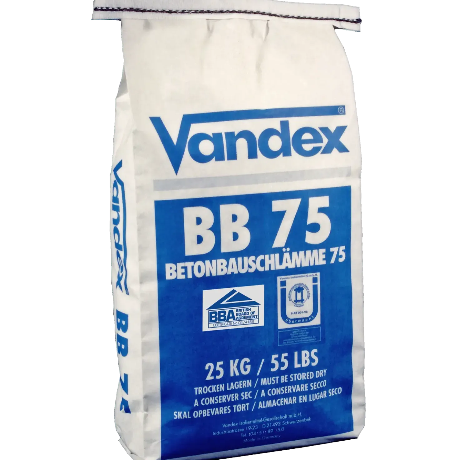 Vandex BB 75 vandtæt mørtel grå
