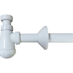 Vandlåssæt m/rør og rosset 1 1/4"x32 mm hvid