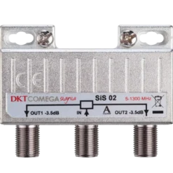 2-vejs signal fordeler for f-connector metal