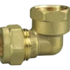 Vinkel klemring 1/2"x15 mm messing