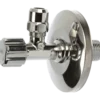 Vinkelventil lang t/indmuringsdåse 1/2"x3/8" krom
