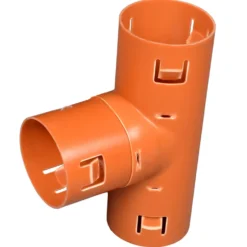 Wavin dræn grenrør PVC 90°x80x50 mm