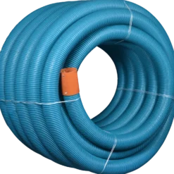 Wavin drænrør blå PVC 80 mm x 50 m