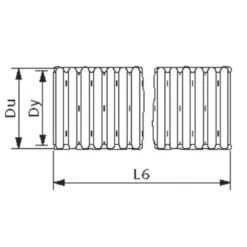 Wavin drænrør filterdræn PVC 80 mm x 50 m