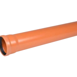 Wavin kloakrør PVC-ML rød 110x2000 mm
