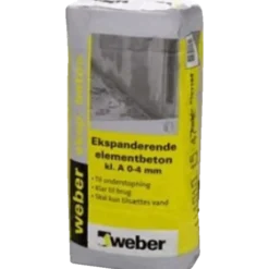 Weber eksp. elementbeton 0-4 mm, kl. A, 15 kg