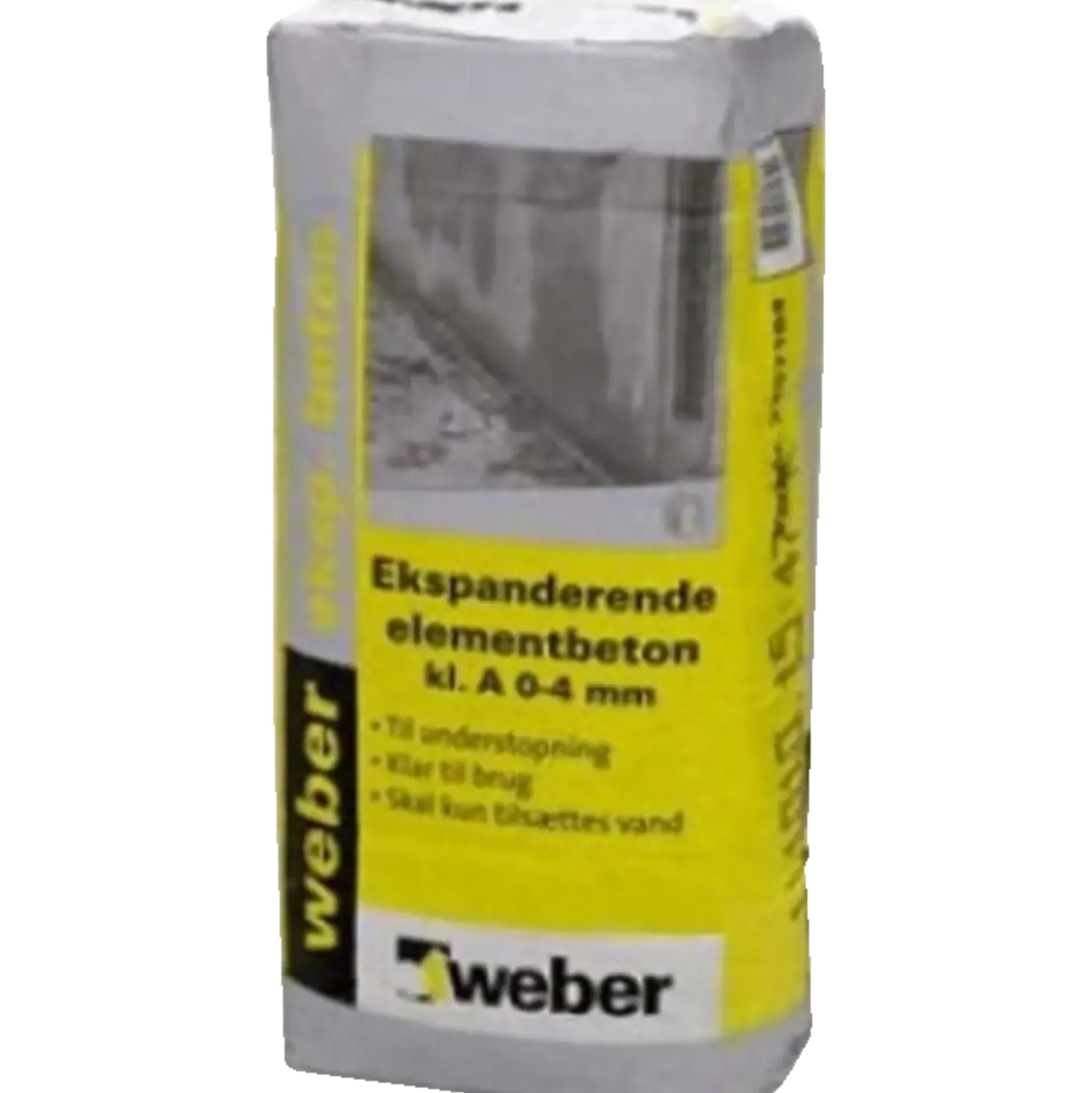 Weber eksp. elementbeton 0-4 mm, kl. A, 15 kg