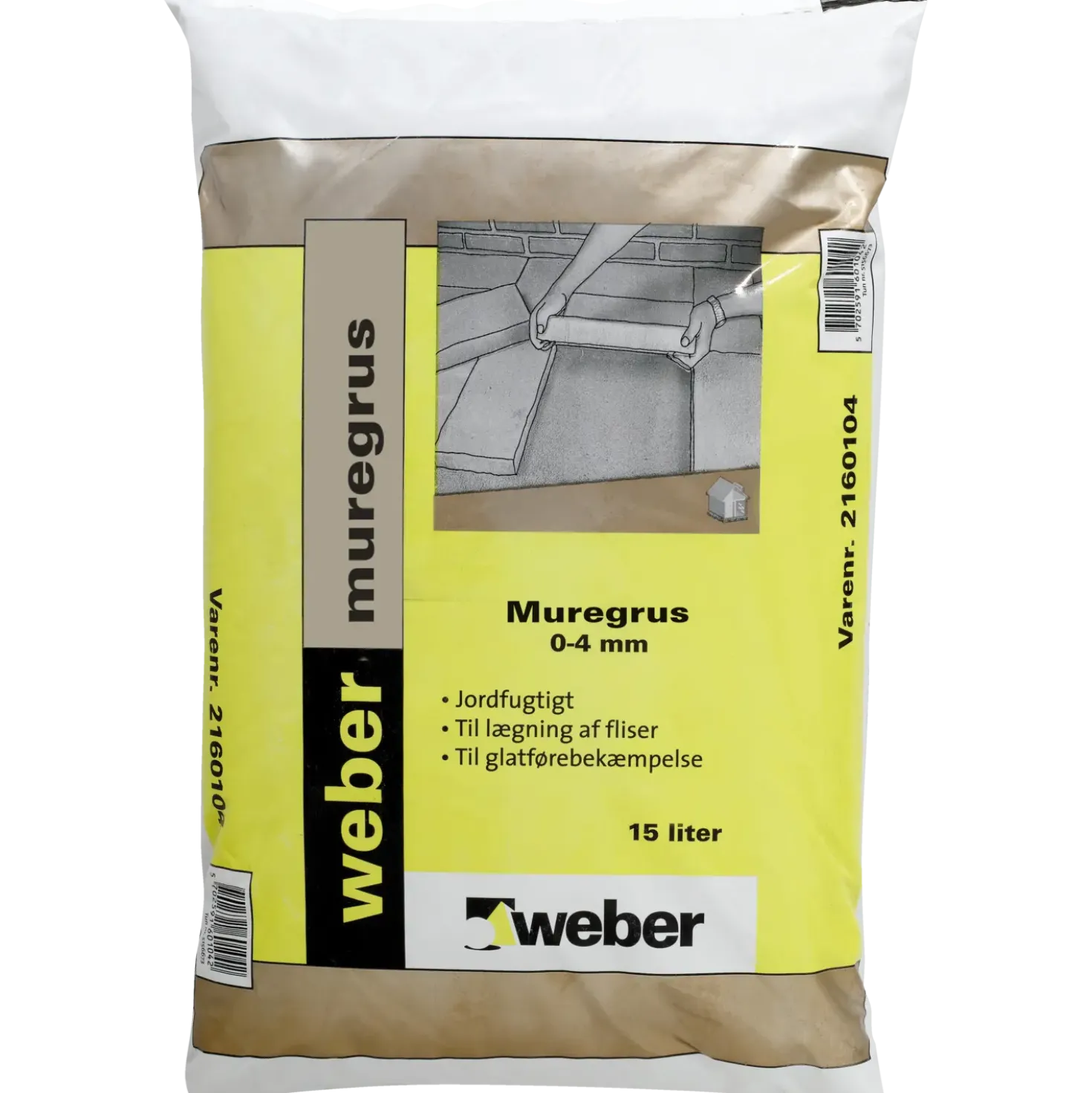 Weber muregrus 0-4 mm 15L