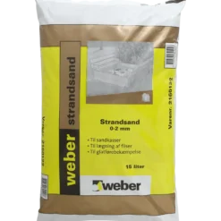Weber strandsand 0-2 mm 15 L