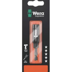 Wera 897/4 IMP R SB impaktor bits holder m/ringmagnet og låsering