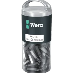 Wera 867/1 Torx® bits DIY TX20 - 25 mm 100 stk.