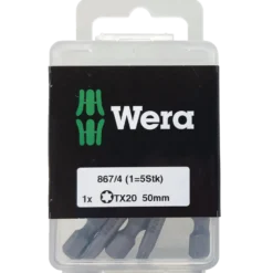 Wera torx bits 867/4 Z TX20X50 5 stk