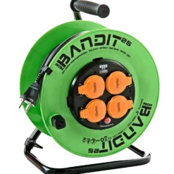 Wexim Bandit kabeltromle med 4 udtag 25 m