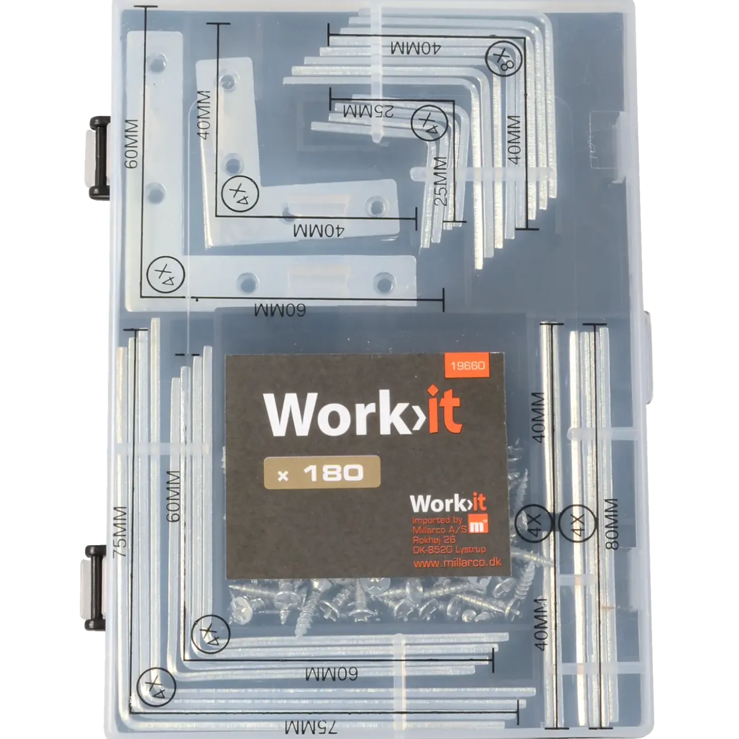 Work>it samlebeslag 180 dele