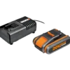 Worx WA3604 batterisæt 20V 2,0 Ah batteri + lader