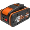 Worx WA3648 20V 8,0Ah batteri med indikator