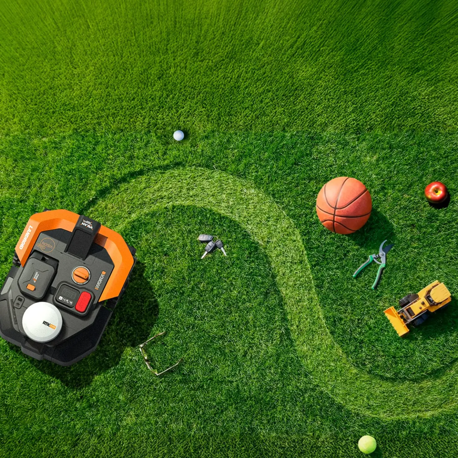 Worx WR308E Vision Cloud robotplæneklipper AI-RTK 800m2