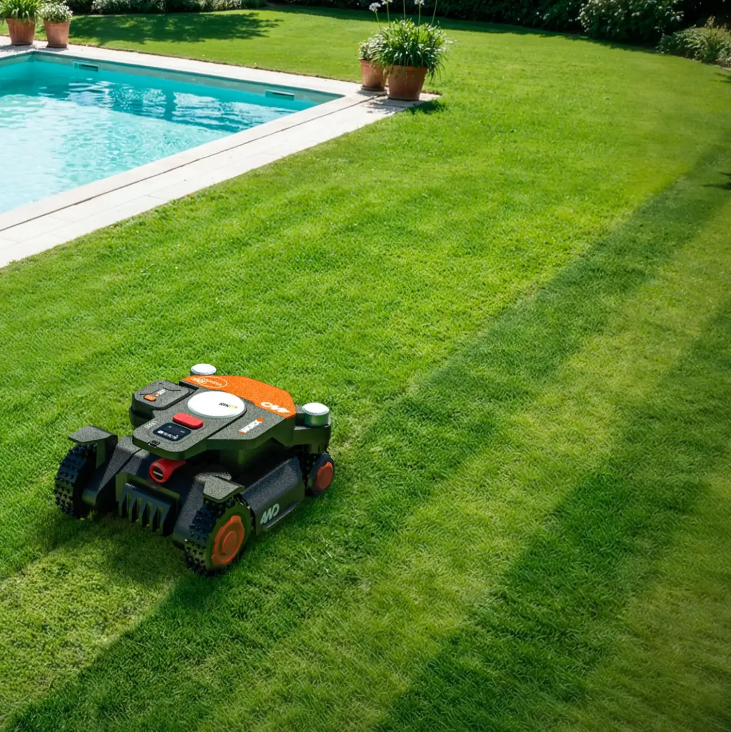 Worx WR341E Vision Cloud 4WD robotplæneklipper AI-RTK 1000 m²
