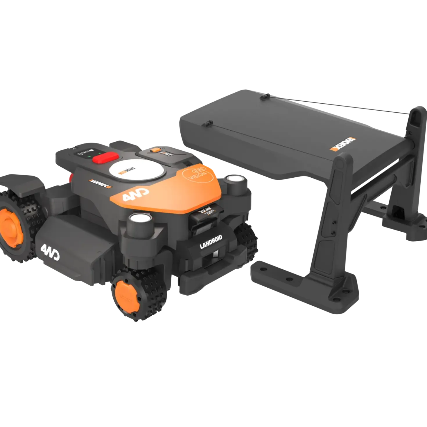 Worx WR342E Vision Cloud 4WD robotplæneklipper 2000 m² inkl. garage